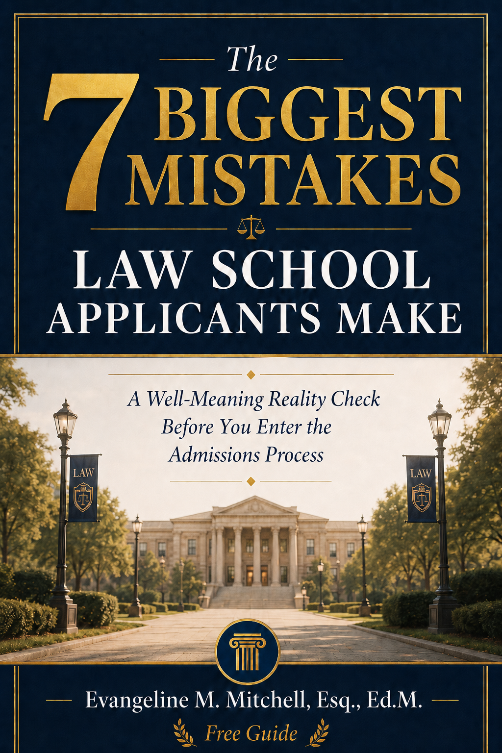 Cover of The 7 Biggest Mistakes Law School Applicants Make by Evangeline M. Mitchell